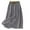 Gray, variant on Women's Loose Elastic Waist Cotton Linen Skirts Embroidery Floral A-Line Flowy Summer Casual Skirt Navy L