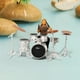 thumbnail image 5 of Figuras de Música Rock 1/64, Colecciones en Miniatura, Accesorios de Película, Escala S, Micropaisaje Ferroviario, Dioramas de Construcción de Conjunto de baterista marrón, 5 of 7