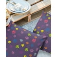 thumbnail image 2 of Pack of 2 Outdoor Pillow Covers, Purple Background Cute Dog Paw Print Waterproof Square Throw Pillowcase Cushion Decorative Pillow Covers for Couch Patio Tent, 16x16 in, 2 of 6