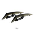 thumbnail image 3 of relayinert Plastic Aerodynamic Spoiler Wing Moto 250SR Sticker Motorcycle Motorcycle Motorcycle Accessories black 1Set, 3 of 6