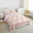 thumbnail image 3 of Castle Fairy Boys Girls Cartoon Winter Snowflakes Snowman Bedding Comforter Set 2pcs,Happy New Year Twin Comforter Sets Microfiber,Merry Christmas Xmas Breathable Bedding Set,Super Cozy Room Decor, 3 of 8