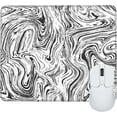 thumbnail image 1 of Abstract Marble Gaming Mouse Pad Small Rectangle Waterproof Desk Mat (9.5" x 7.8") with NonSlip Rubber Base and Stitched Edges for Computer Home Office Gaming, Stylish and Functional, 1 of 6
