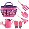 thumbnail image 1 of Juego de jardinería para niños 7 piezas YUANXCMXG con regadera y guantes de jardinería, 1 of 4