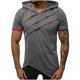 thumbnail image 1 of pstuiky camisetas para hombre, Camisa informal de algodón y lino de moda de verano para hombre, con solapa y manga corta y cuello alto. camisetas de hombre xxxl, 1 of 4