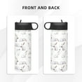 thumbnail image 3 of Yiaed Rabbit Eating Print Water Bottle with Straw Lid, Stainless Steel Double Wall Insulated Water Bottle | Leak-Proof and Spill-Proof Water Bottle, 3 of 8