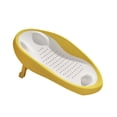 thumbnail image 4 of baño infantil,Alfombrilla de baño para bebé,bañera,ducha,asiento de baño para recién nacido,Asiento de baño para bebé,suave,portátil,cómodo,recién nacido.,estante de baño Amarillo CUTICAT baño infantil, 4 of 8