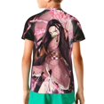thumbnail image 3 of Nezuko Kamado Youth Kids Fashion T-Shirt Graphic Short Sleeve Shirt Tees Teenage T-Shirt For Boy Girl, 3 of 9
