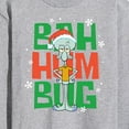 thumbnail image 3 of SpongeBob SquarePants - Squidward Bah Humbug - Men's Long Sleeve T-Shirt, 3 of 6