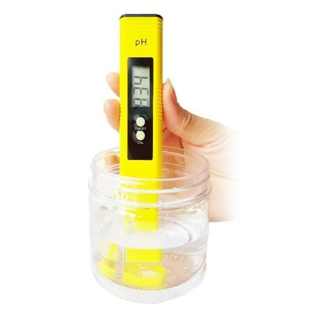 Calibration Fluid Set - PÜRATest Digital pH Tester with Buffer Powder Set Easy Calibration Water Meter