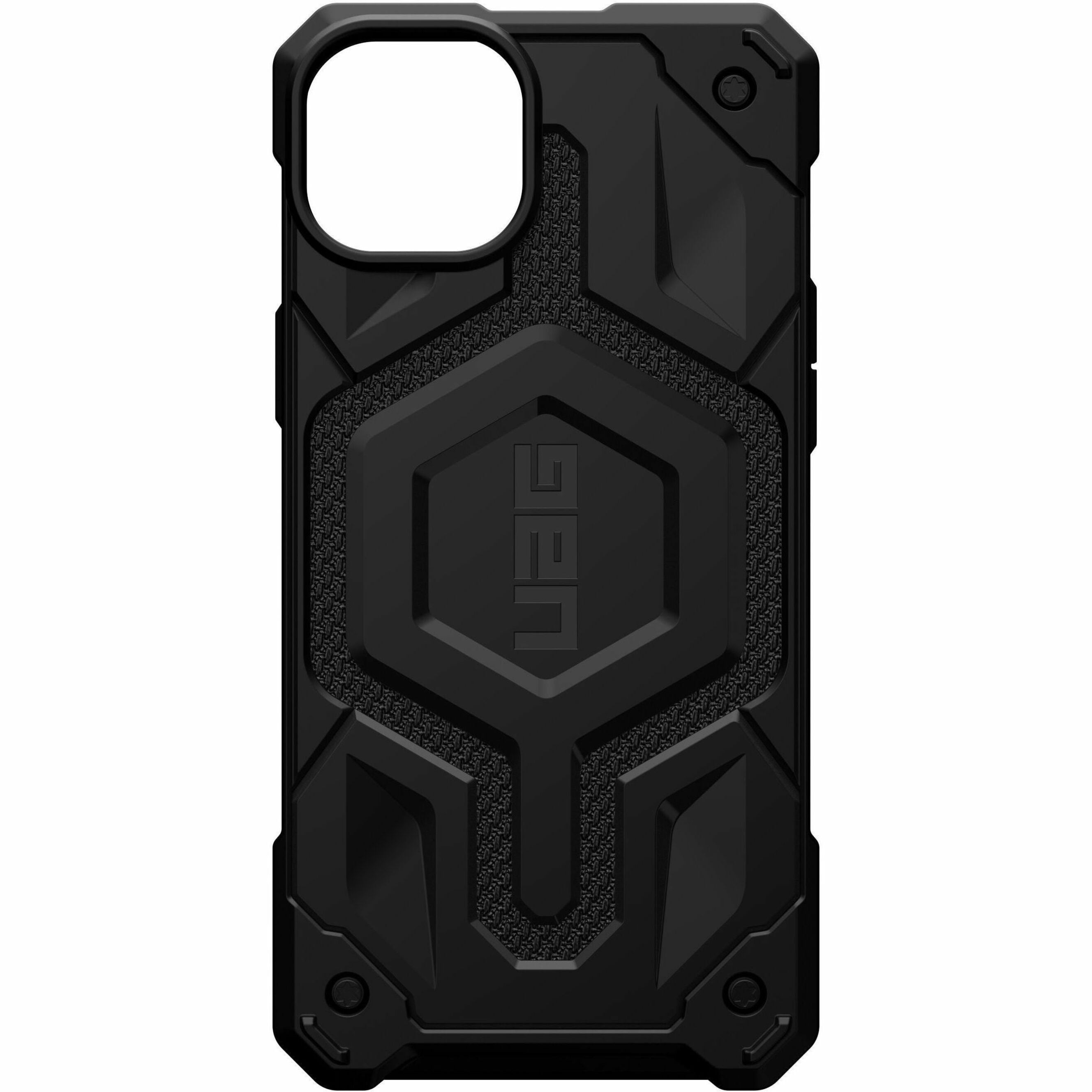 UAG iPhone 14 Plus Case Kevlar Black 6.7" Monarch Pro Built-in Magnet Compatible with MagSafe Charging Rugged Shockproof Dropproof Premium Protective Cover