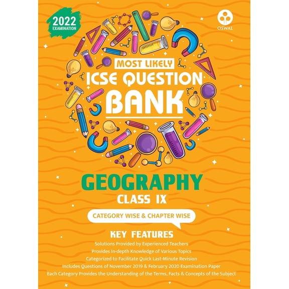 Most Likely Question Bank - Geography: ICSE Class 9 for 2022 Examination, (Paperback)
