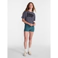 thumbnail image 2 of No Boundaries Boxy Cropped Graphic Tee, Women's and Women's Plus XXS-4X, 2 of 5