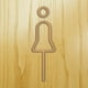 thumbnail image 5 of Letrero de Baño, Placa Colgante, Letrero de Identificación de Baño Acrílico, Letrero de Baño para Oficina, Tiendas Comerciales, Restaurante, Centro Co Mujeres de oro, 5 of 8