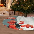 thumbnail image 6 of Yiaed Cockatoo Red Berries Print Christmas Tree Skirt , Tree SkirtsTree Mat for Christmas Winter Holiday Indoor Decorations-36", 6 of 7