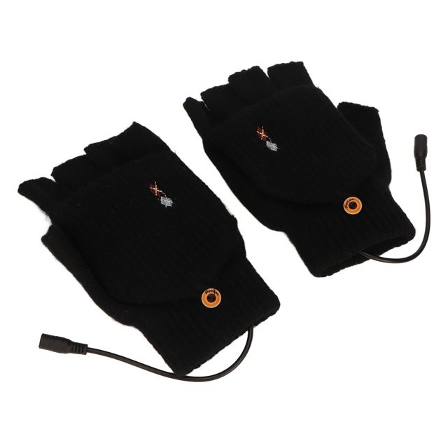 USB Heated Gloves, USB Hand Warmer Gloves Multipurpose Keep Warm Dual Use 3 Speeds Double Sided For Home For Outdoor Sports ANGGREK AHX1503