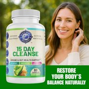 15 Day Cleanse, Advanced Gut Cleanse Detox Formula, Supports Gut Health