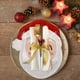 thumbnail image 3 of 10 platos de papel desechables para fiestas navideñas, platos de Papá Noel para la cena, platos de postre para fiestas navideñas, 3 of 8