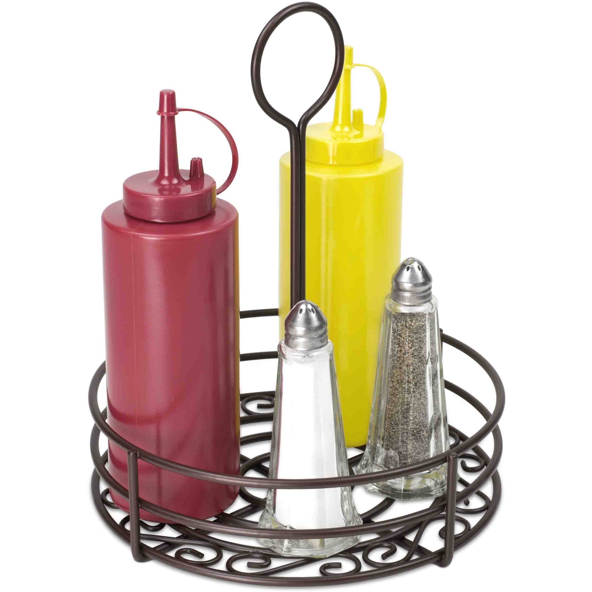 Home Basics Condiment Caddy, Bronze