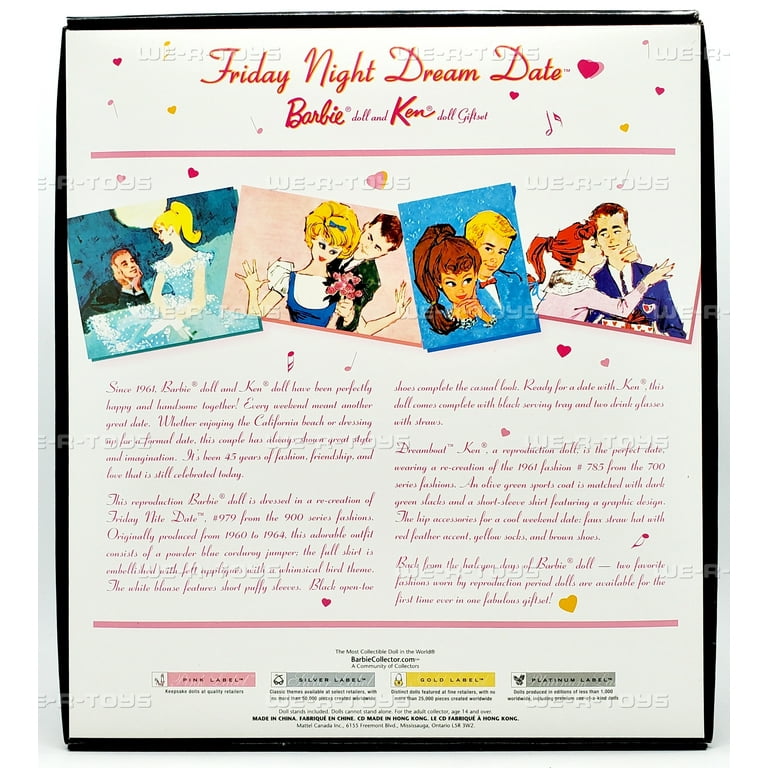 Collectible Barbie & Ken Doll Giftset - Friday Night Dream