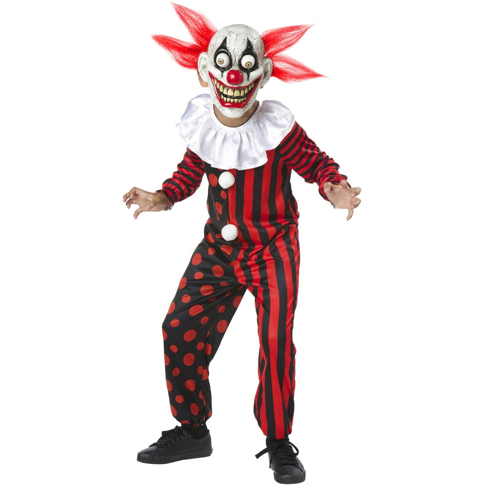 Googley Clown Child Halloween Costume Boys Medium (7-8) - Walmart.com ...