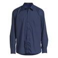 thumbnail image 4 of Silver Label Men’s Long Sleeve Dress Shirt with Front Chest Pocket, Sizes S-2X, 4 of 5