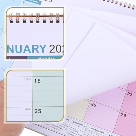 LEORX Note Taking Calendar Perpetual Calendars Paper for Home Office 1Pcs