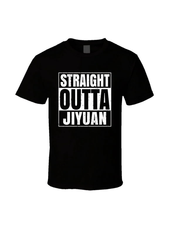 Straight Outta Jiyuan China Compton Parody Grunge City T Shirt