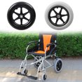 thumbnail image 3 of Rueda trasera flexible Scienceny para silla de ruedas 2 piezas gris, 3 of 6