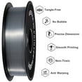 thumbnail image 3 of Geeetech 3D Printer PLA Filament， Shiny Silk Silver Toughness Enhanced Filament with 1.75mm Dimensional Accuracy +/-0.03mm, 1080 Feet per Roll, Vacuum Packaging, for Most 3D FDM Printer, 3 of 5