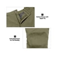 thumbnail image 4 of Little Donkey Andy Men's Winter Hiking, Snow & Ski Pants – Fleece-Lined, Insulated Softshell, Water-Resistant & Windproof Cargo Design Yellow M, 4 of 7