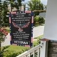 thumbnail image 5 of Veteran American Flag Eagle Garden Flag 12.5"X18" Outdoor Indoor Garden Decor Porch Banner Sign With Grommets Uv Fade Resistant, 5 of 8