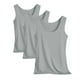 thumbnail image 1 of Pijama de manga corta para mujer, blusa lisa con cuello en U, de 3 piezas, 1 of 7