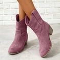 thumbnail image 6 of Taqqpue Women Ankle Booties Women's Middle Ankle Boots Short Boots Casual Shoes for Women, 6 of 9