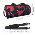 thumbnail image 2 of Easygdp Rose Flower Bolsa de Viaje, Bolsa de Mano, Bolsa de Gimnasio, Bolsa de Equipaje para Viaje, 2 of 6