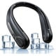 thumbnail image 1 of Ventilador de cuello portátil, manos libres, ventilador personal sin aspas, recargable por USB de 6000 mAh, refrigeración de 360°, pantalla LED, 4 velocidades, regalos de cumpleaños para hombres, 1 of 8