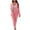 Pink, variant on HomeGardon Lounge Sets for Women Women's Fashion Fall 2 Piece Pant Suit Dressy Long Sleeve Blazer and Slim Fit Pants Set Business Outfits, Lapel Collar Casual Blazer Pant Suit Set for Work