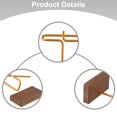 thumbnail image 4 of BUYISI Wooden Filter Paper Rack Filtering Papers Storage Holder Stand Coffee Tools Brown, 4 of 7