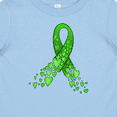 thumbnail image 4 of Inktastic Mental Health Awareness Ribbon with Green Hearts Boys or Girls Baby T-Shirt, 4 of 5