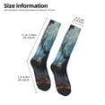 thumbnail image 4 of Haiem Mystical Forest Elk Socks, Funny Novelty Crazy Design Cotton Socks Sports Socks Knee High Socks For Men, Women,1Pairs - Gift For Working Friends, 4 of 8