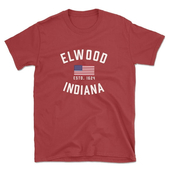 Elwood Indiana Patriot Men's Cotton T-Shirt