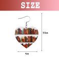 thumbnail image 2 of Pendientes de acrílico, pendientes de libro para mujeres y niñas, pendientes colgantes de acrílico con forma de estantería, pendientes de biblioteca, libros para profesores, estudiantes,, 2 of 7