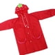thumbnail image 3 of Impermeable para Niños con Modelado de Animales Dibujos Animados Coloridos Ropa de Lluvia para Estudiantes Respetuosa con el Medio Ambiente Rojo, 3 of 5