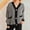 Black, variant on Amidoa Black Womens Sweaters Button up Cardigan Long Sleeve Knit Graphic Chunky Cardigans Women's Cardigans/Sweaters L