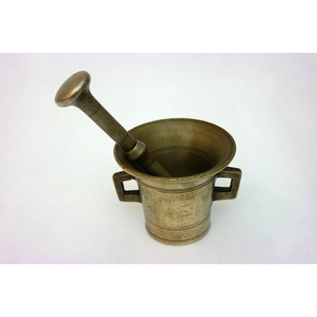 - LAMINATED POSTER Mortar Bronze Antiques Poster Print 24 x 36
