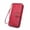 Red, variant on Women’s Leather RFID Blocking Wallet - Multi Card Case with Wristlet | Soft Leather Ladies Purse | Compact Zipper Closure for Cash & Phone