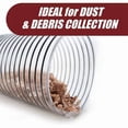 thumbnail image 4 of 3pcs 2Inch OD 50mm Clear PVC Dust Collection Hose for Use with Dust Collectors with Ports. Ideal for Shop Vacuums, 4 of 6