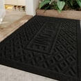 thumbnail image 6 of 23.6x15.7-inch 3D Embossed Welcome Mat | Non-Slip PVC Door Mat Heavy Duty Scratch-Resistant Indoor/Outdoor Rug (Black/Gray/Red 0.79lb)​, 6 of 6