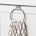 thumbnail image 2 of Spectrum Diversified Towel Ring, Over The Cabinet Door, Brushed Nickel, 2 of 6
