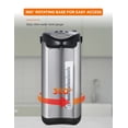 thumbnail image 6 of Commercial Chef Electric Hot Water Dispenser, 730W Stainless Steel Water Boiler with 5.8 Qt. Capacity, Chlorine Removal, CHHWD10B, Stainless/Black, 6 of 8