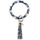 thumbnail image 2 of XWSHYW Llaveros Pulsera de Cuero Grande Navideña con Borla, Llavero Redondo, Anillo, Joyería, 2 of 2